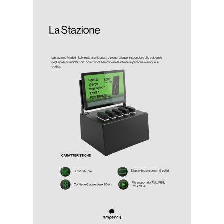 Batería externa Station Amperry 6 de 60 Wh | Solicitar presupuesto