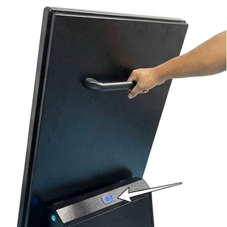 Soporte digital para exteriores de 43 pulgadas con batería, 1500 nits