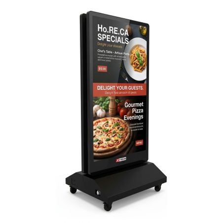 Cavalletto Digitale Outdoor 43” a Batteria 1500 nit