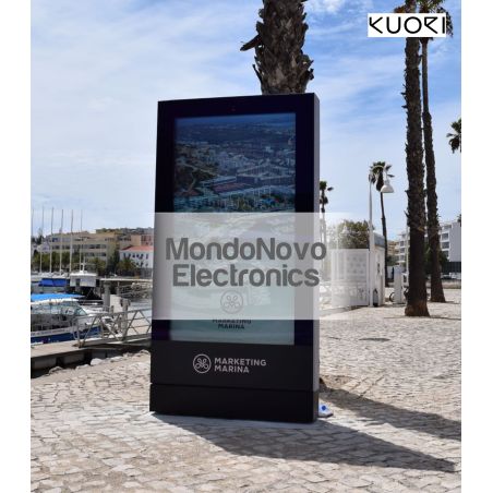 Totem multimedia de 86" «Kuori» R4 UHD para exteriores - outdoor