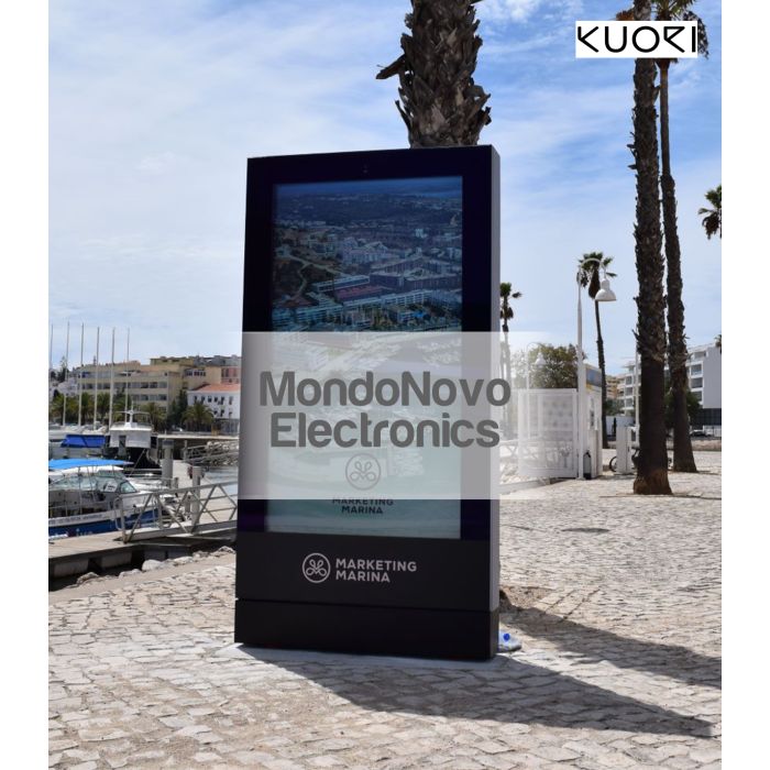 Totem bifacial de 86" «Kuori» R4 UHD para exteriores - outdoor