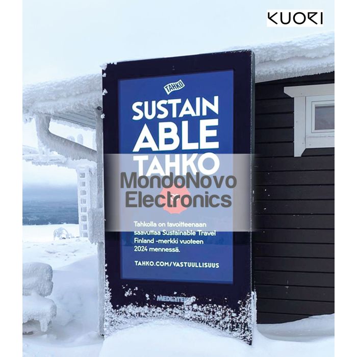 Totem bifacial de 86" «Kuori» R4 UHD para exteriores - outdoor