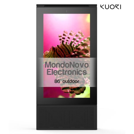 Totem multimedia de 86" «Kuori» R4 UHD para exteriores - outdoor