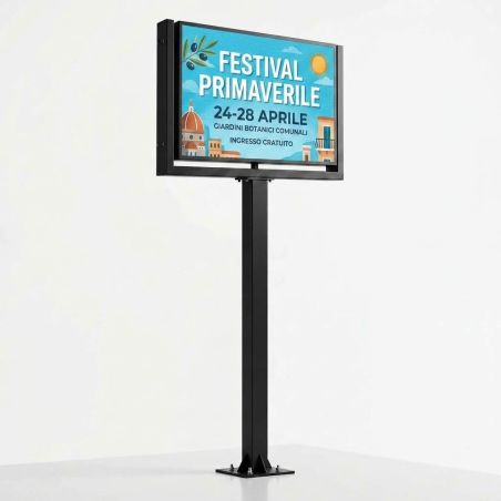 Cartel LED para carretera P5 de doble cara, 134 x 86 cm | MondoNovo