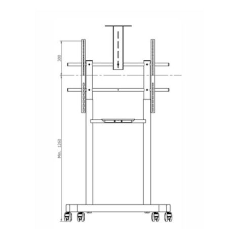 CARRELLO 800 600 CON 2 MENSOLE