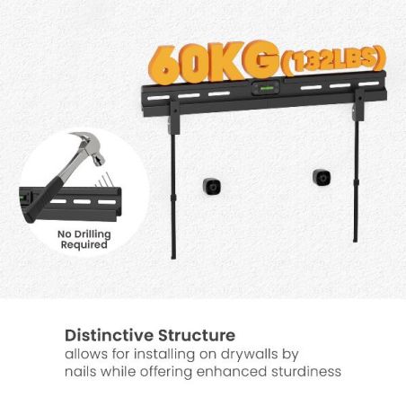 32"-100" NO DRILLING TV WALL MOUNT