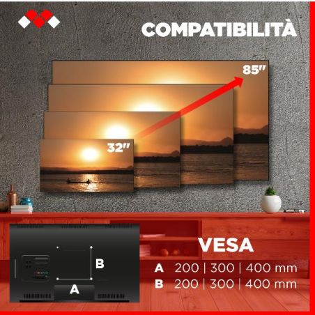 STAFFA MURO EXTRA 400F CG