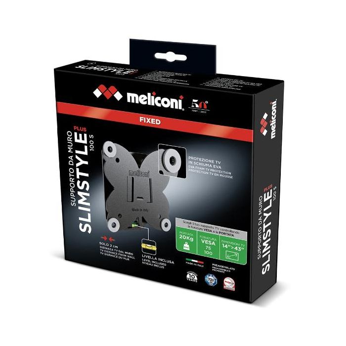 STAFFA MURO SLIMSTYLE PLUS 100S CG