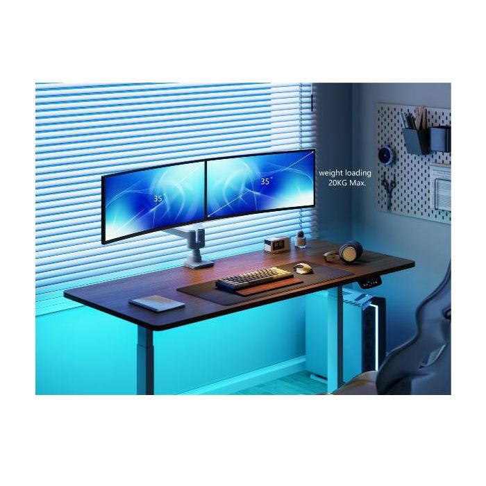 17 -35  HEAVY-DUTY DUAL MONITOR DES