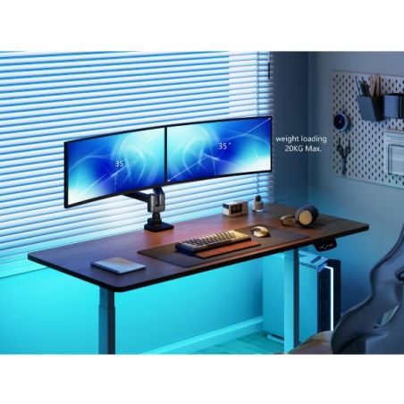 17 -35  HEAVY-DUTY DUAL MONITOR DES