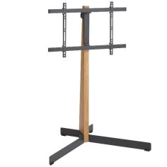 TVS 3695 FLOORSTAND OAK STEEL