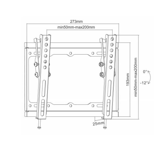 SLIM TV WALL 23/43 POLLICI