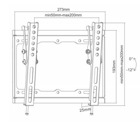 SLIM TV WALL 23/43 POLLICI