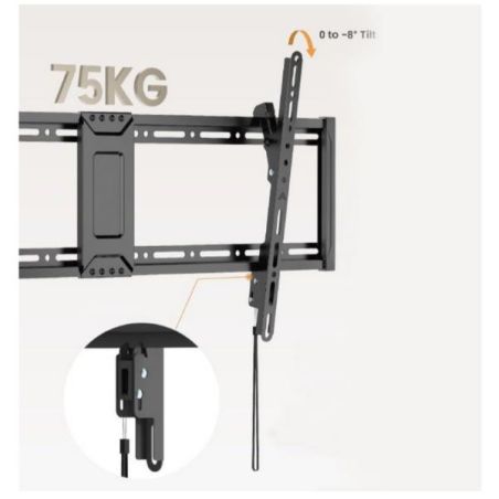 43 -95  TILT SLIM TV WALL MOUNT BRA