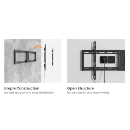 43 -95  TILT SLIM TV WALL MOUNT BRA