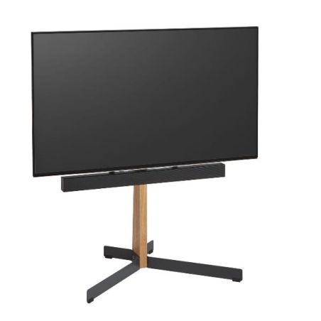 TVS 3695 FLOORSTAND OAK STEEL