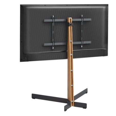 TVS 3695 FLOORSTAND OAK STEEL