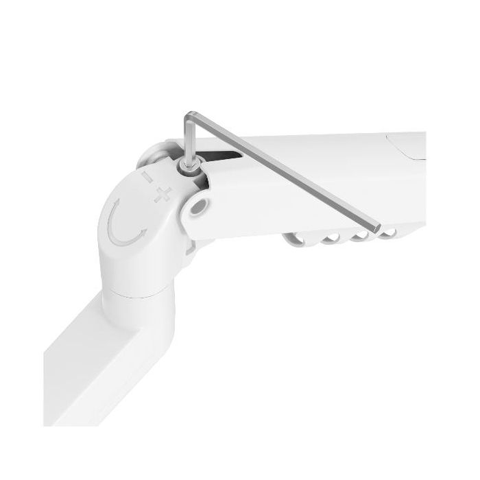 SUPPORT.MONITOR 2 BRACCI TOP BIANCO