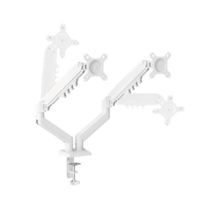 SUPPORT.MONITOR 2 BRACCI TOP BIANCO