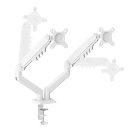 SUPPORT.MONITOR 2 BRACCI TOP BIANCO