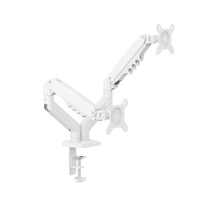 SUPPORT.MONITOR 2 BRACCI TOP BIANCO