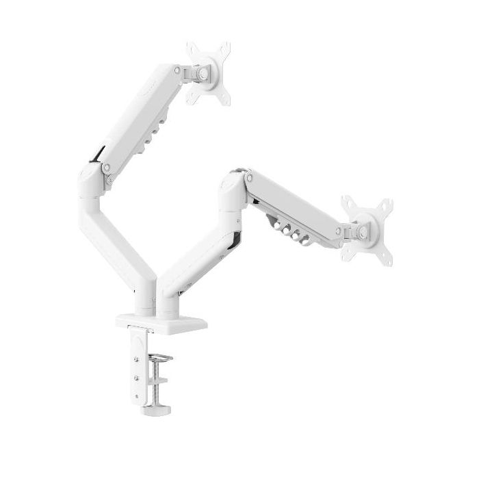 SUPPORT.MONITOR 2 BRACCI TOP BIANCO