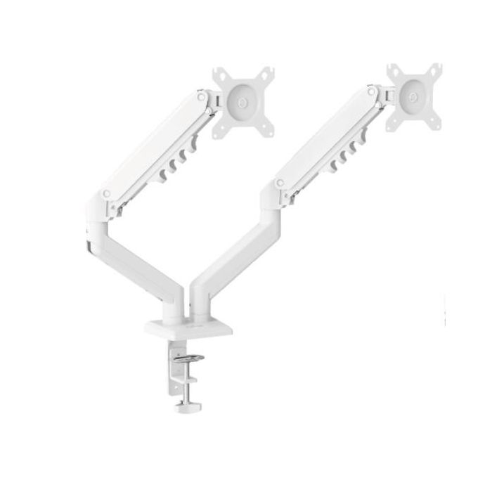 SUPPORT.MONITOR 2 BRACCI TOP BIANCO
