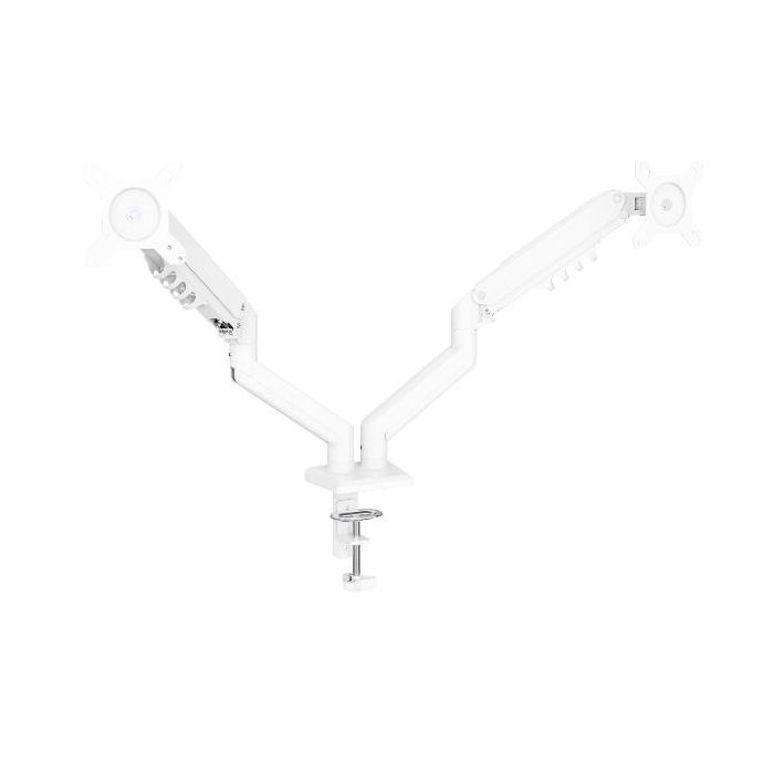 SUPPORT.MONITOR 2 BRACCI TOP BIANCO