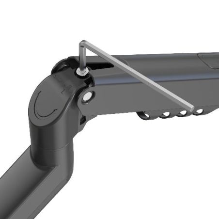 SUPPORTO MONITOR 2 BRACCI TOP NERO