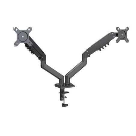 SUPPORTO MONITOR 2 BRACCI TOP NERO