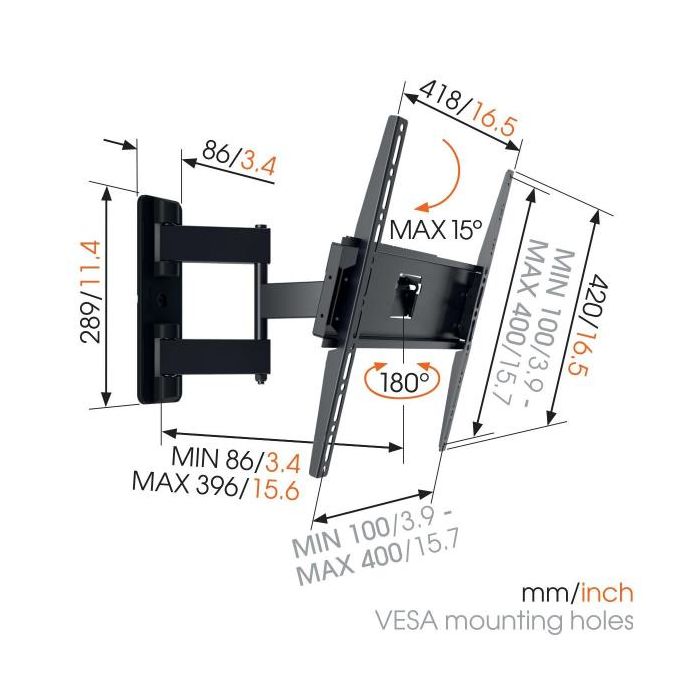 MA3040 STAFFA GIREVOLE 32-55