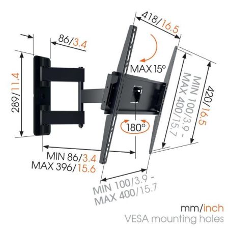 MA3040 STAFFA GIREVOLE 32-55