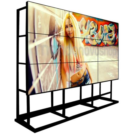 Videowall con pantalla LG 3x3 de 55"