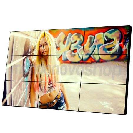 Videowall con pantalla LG 3x3 de 55"