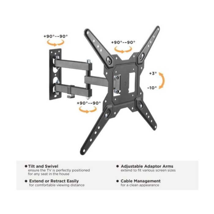 23"-55" FULL MOTION TV WALL MOUNT