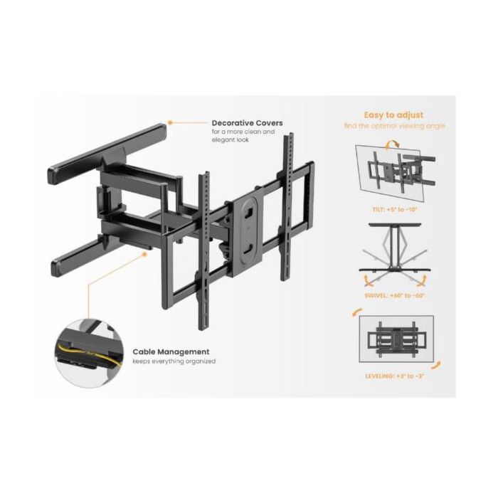 43"-100" FULL MOTION TV MOUNT BRACK