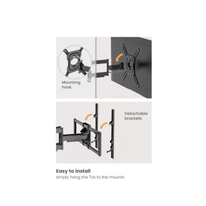 43"-100" FULL MOTION TV MOUNT BRACK