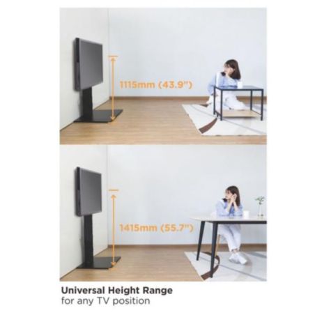 37-75 UNIVERSAL SLIM TV FLOOR STAND