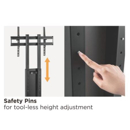 37-75 UNIVERSAL SLIM TV FLOOR STAND