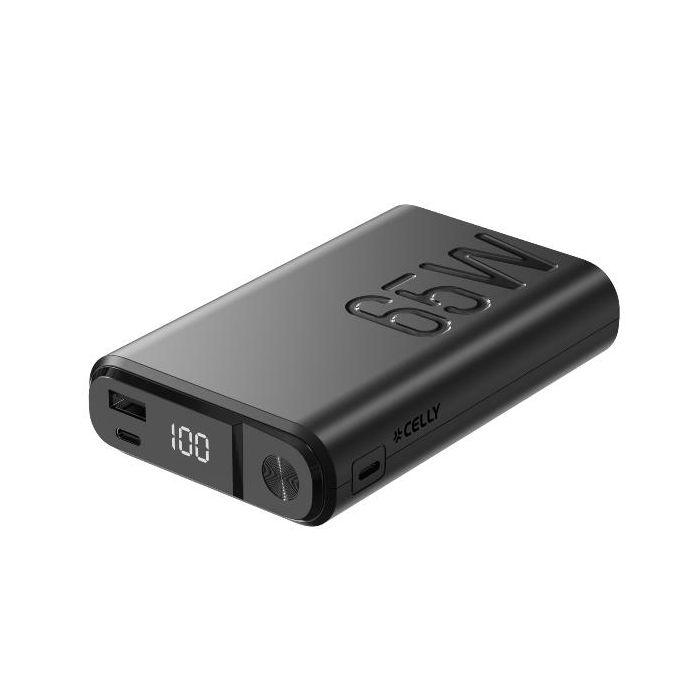 POWERBANK 20000MAH DISPLAY 65W BK