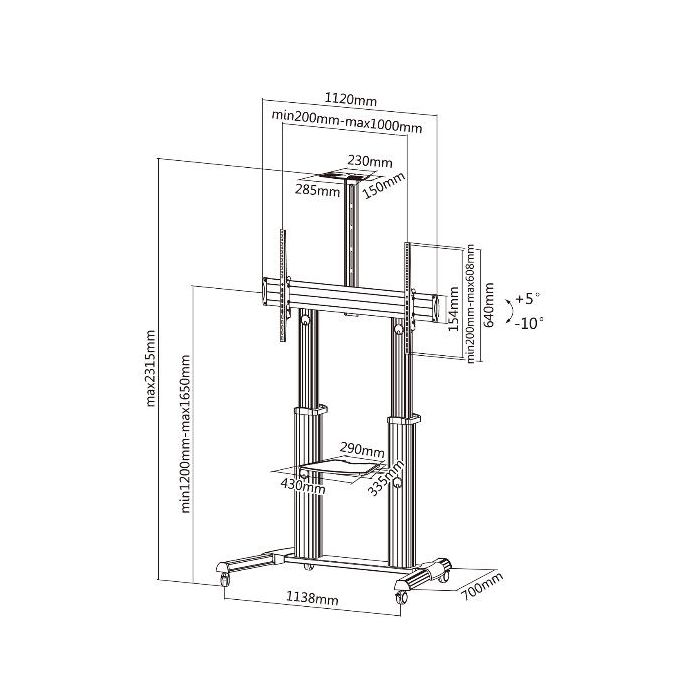ULTRA-LARGE TELESCOPIC DISPLAY TV