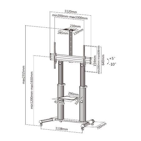 ULTRA-LARGE TELESCOPIC DISPLAY TV