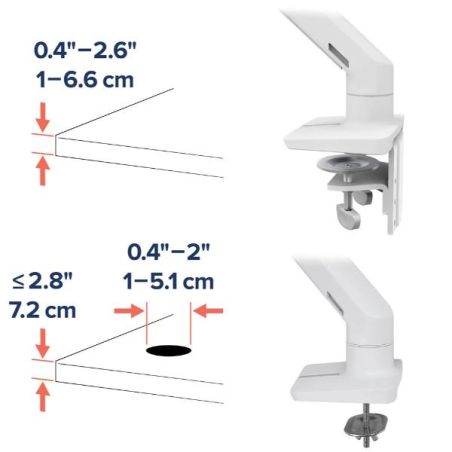 HX ARM HEAVY DUTY PIVOT DESK MOUNT