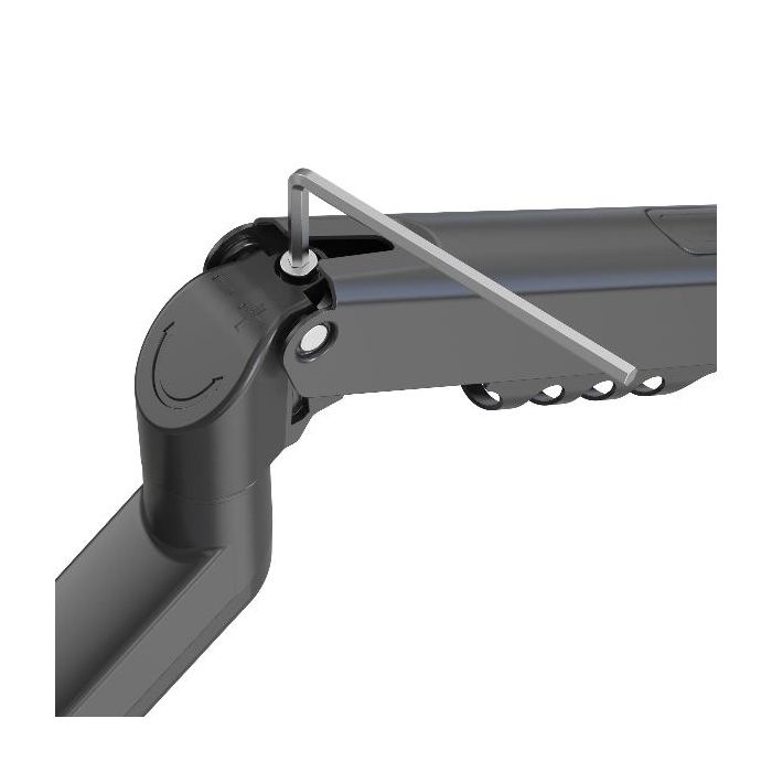 SUPPORTO MONITOR 1 BRACCIO NERO