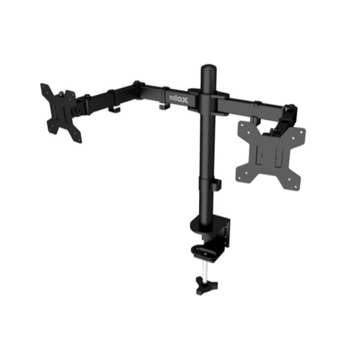 SUPPORTO MONITOR 2 BRACCI NERO