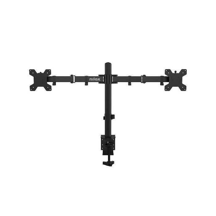 SUPPORTO MONITOR 2 BRACCI NERO