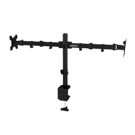 SUPPORTO MONITOR 2 BRACCI NERO