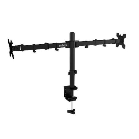 SUPPORTO MONITOR 2 BRACCI NERO