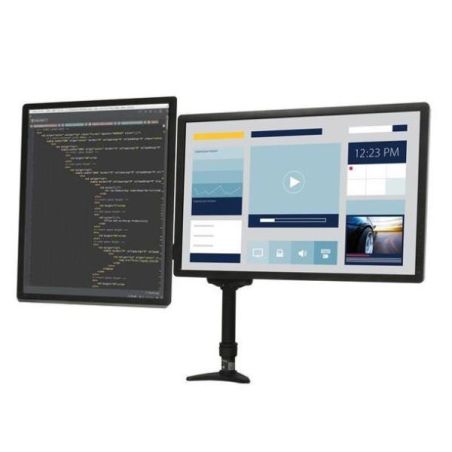 BRACCIO PER DOPPIO MONITOR LED