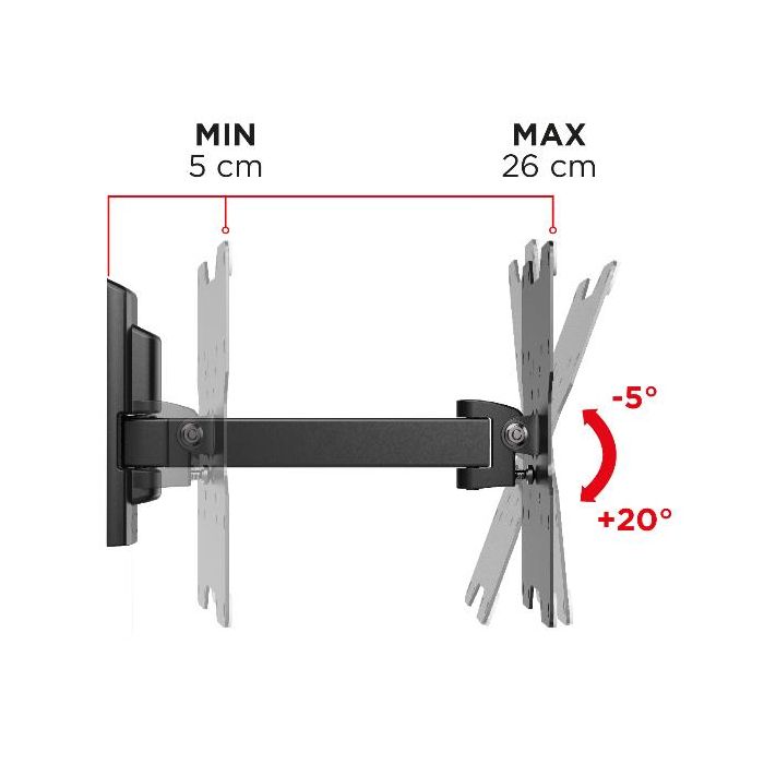 STAFFA MURO FLATSTYLE FR200